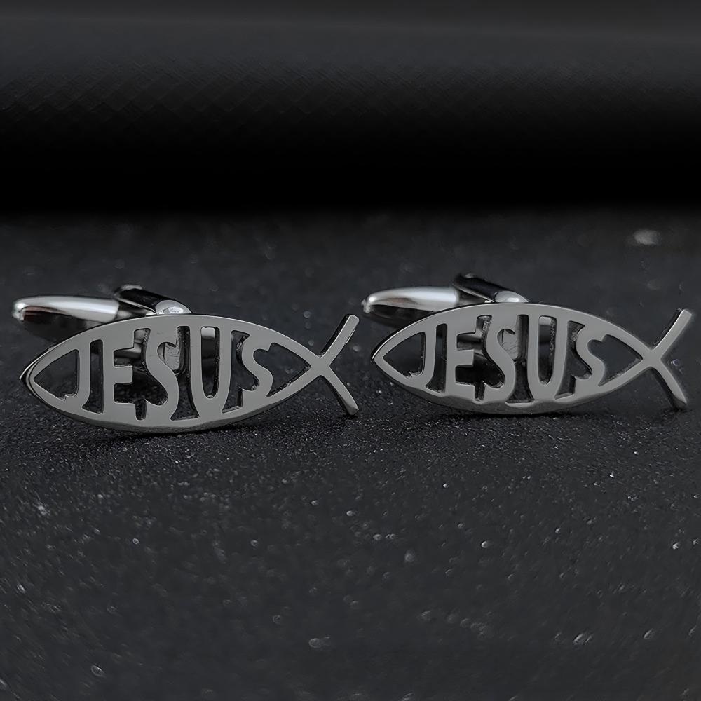 Jesus Symbol Cufflinks